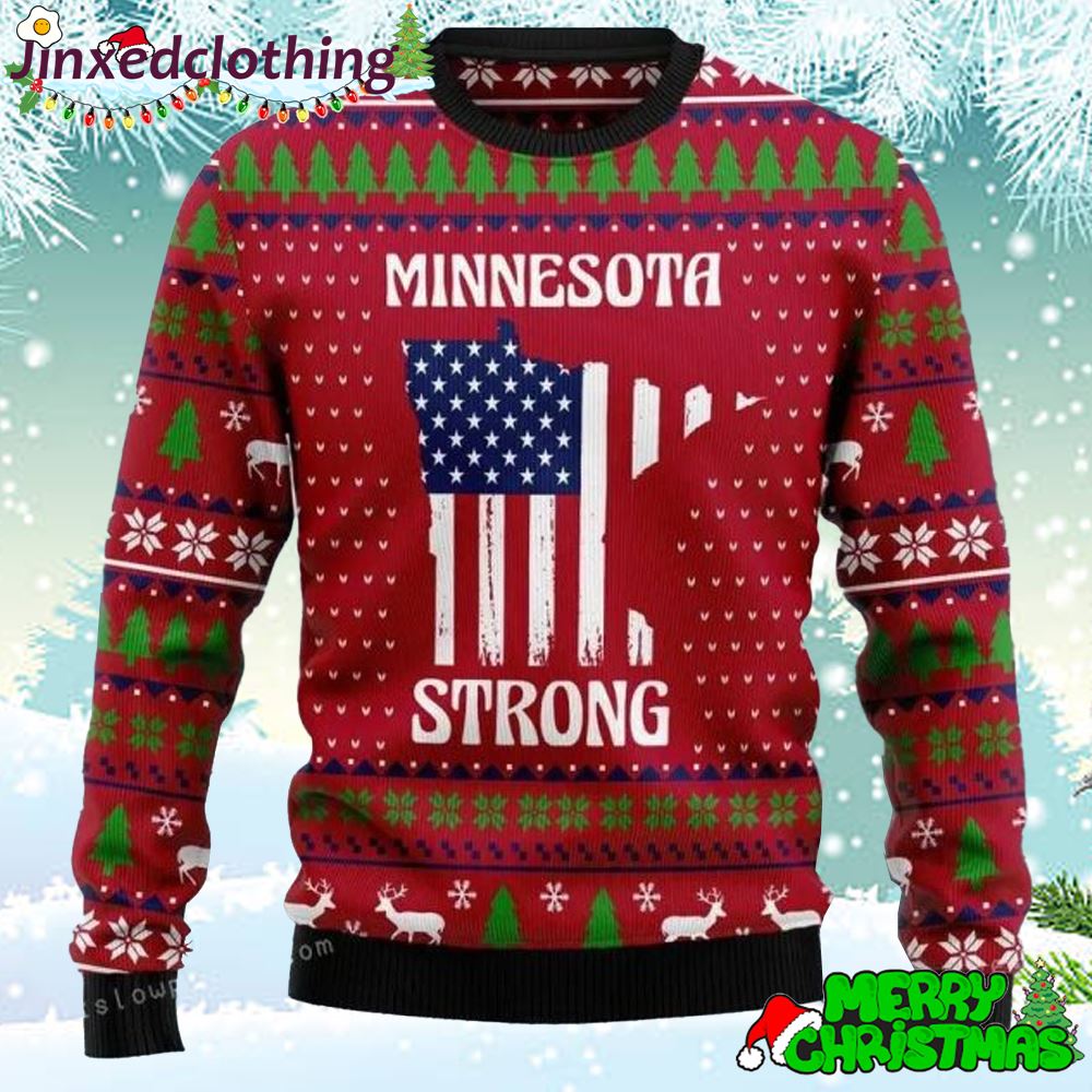 Minnesota Strong Ugly Sweater For Unisex 